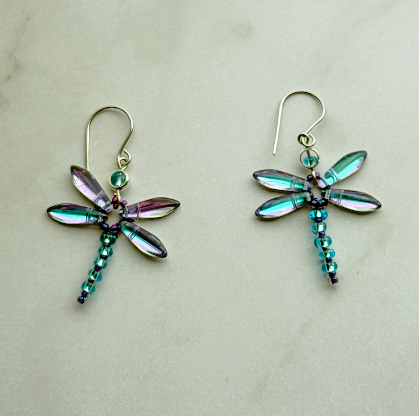 Dragonfly Drop Earrings