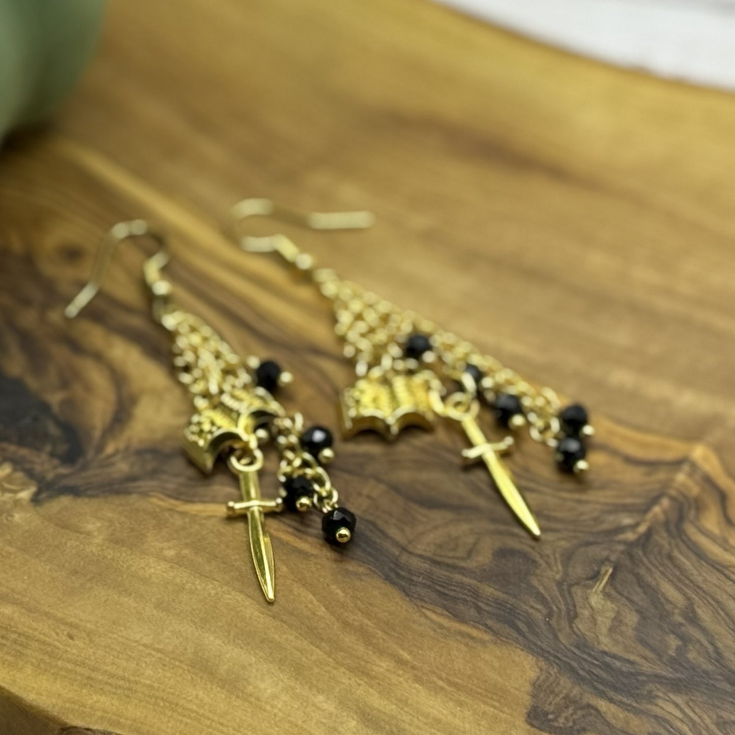 Oathbound: Sword & Quill Earrings