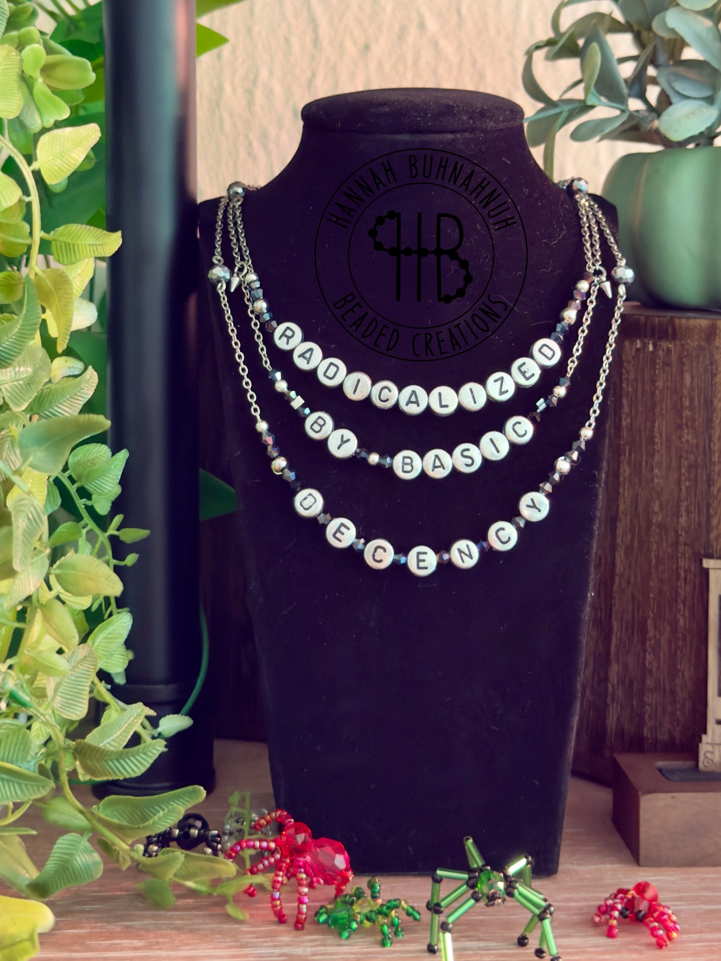 Statement Necklace | Radicalized by Basic Decency