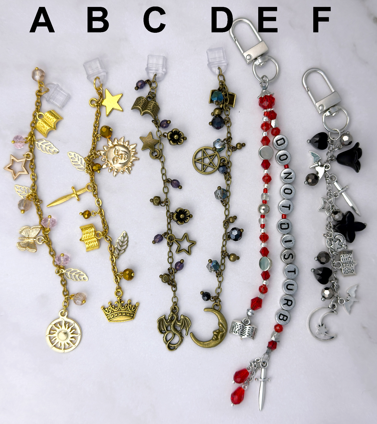 Tome Trinkets for E-Readers: Dust Plug or Dangle Charm
