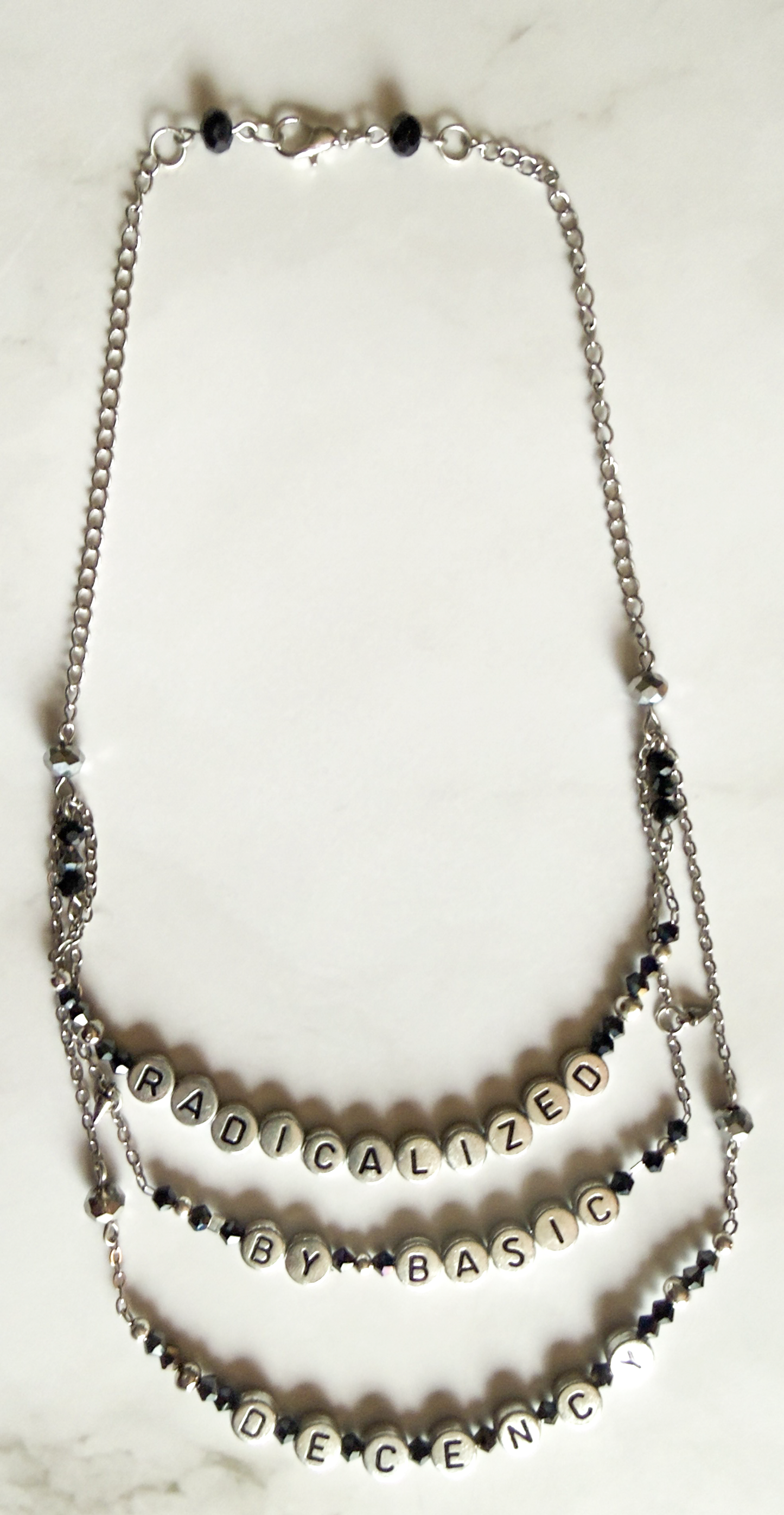 Statement Necklace | Radicalized by Basic Decency