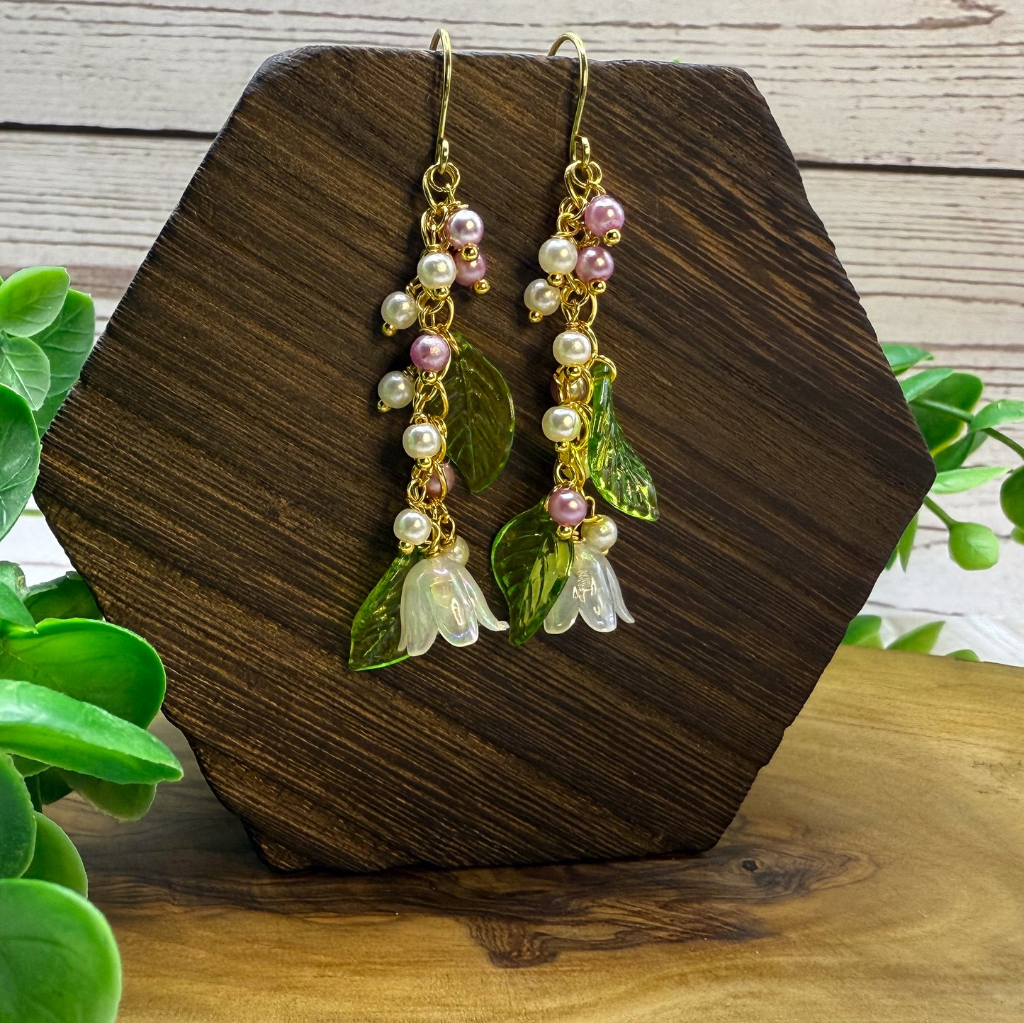 Hanging Garden: Flower Dangle Earrings