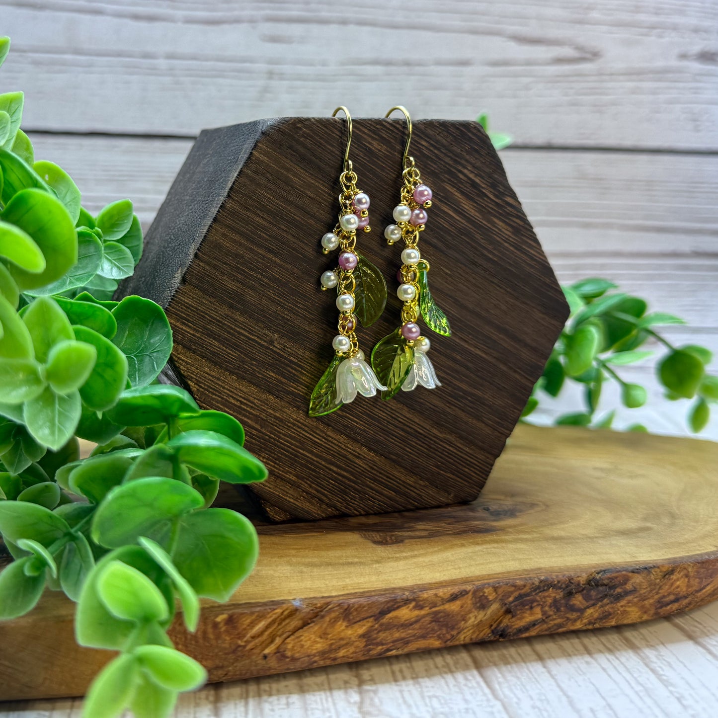 Hanging Garden: Flower Dangle Earrings