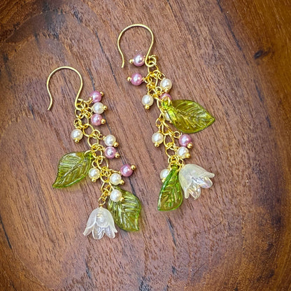 Hanging Garden: Flower Dangle Earrings