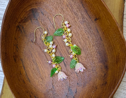 Hanging Garden: Flower Dangle Earrings