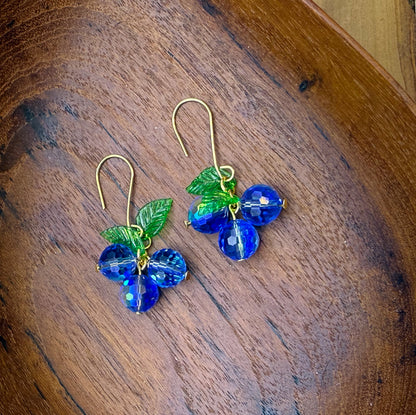 Fruit Basket Beaded Dangle Earrings