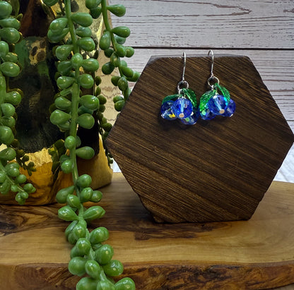 Fruit Basket Beaded Dangle Earrings