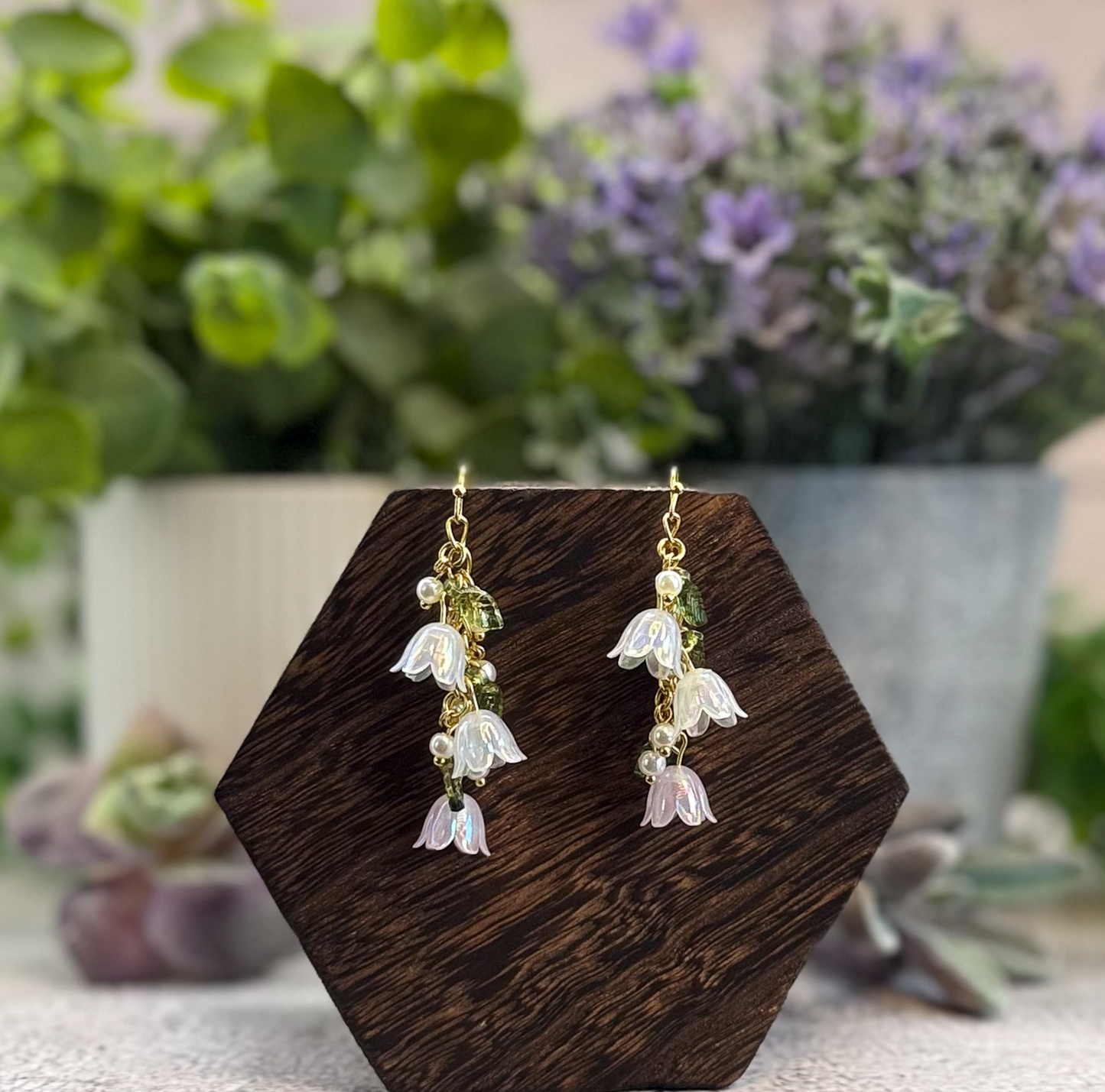 Hanging Garden: Flower Dangle Earrings