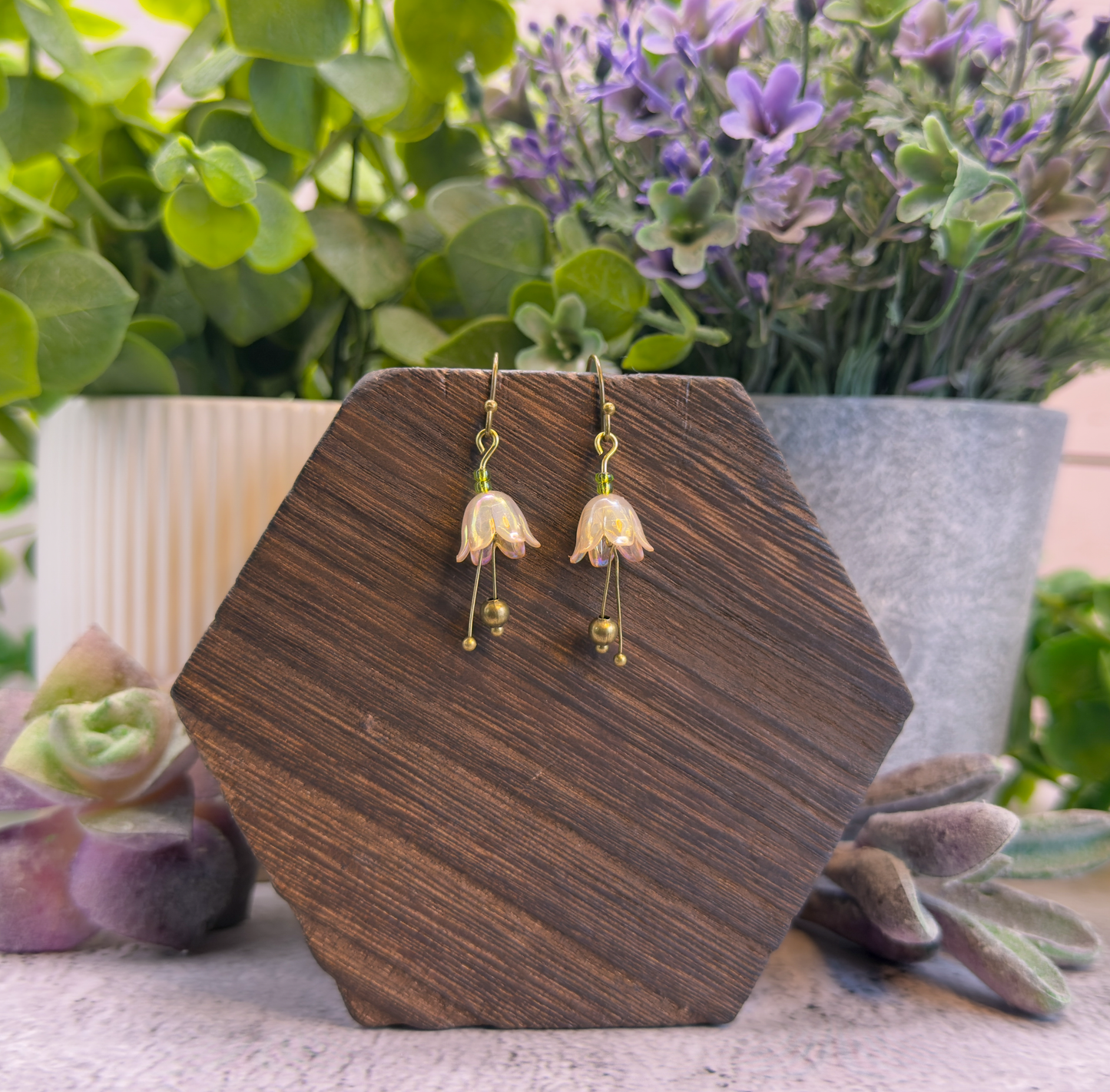 Hanging Garden: Flower Dangle Earrings