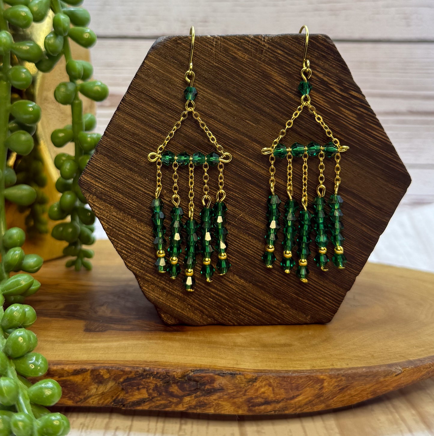 Chandelier Beaded Earrings