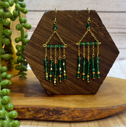Chandelier Beaded Earrings