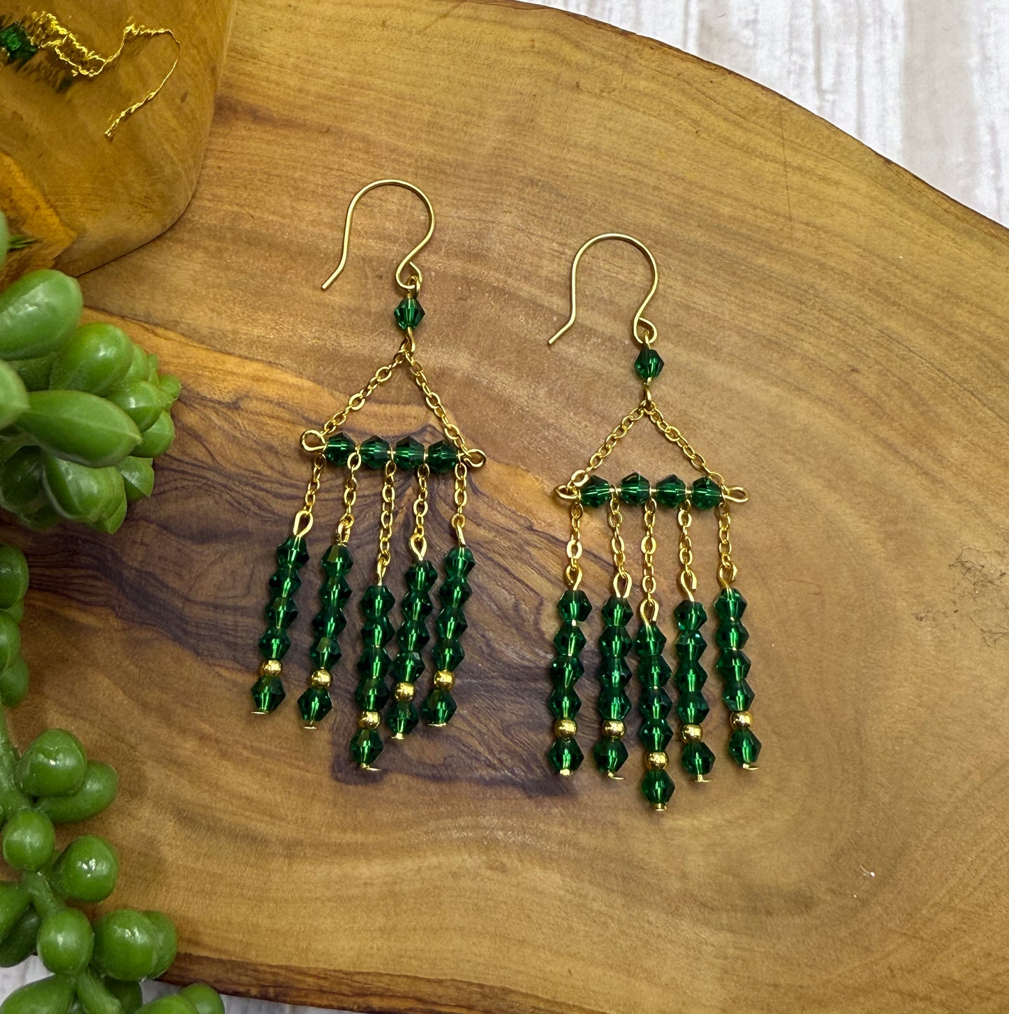 Chandelier Beaded Earrings