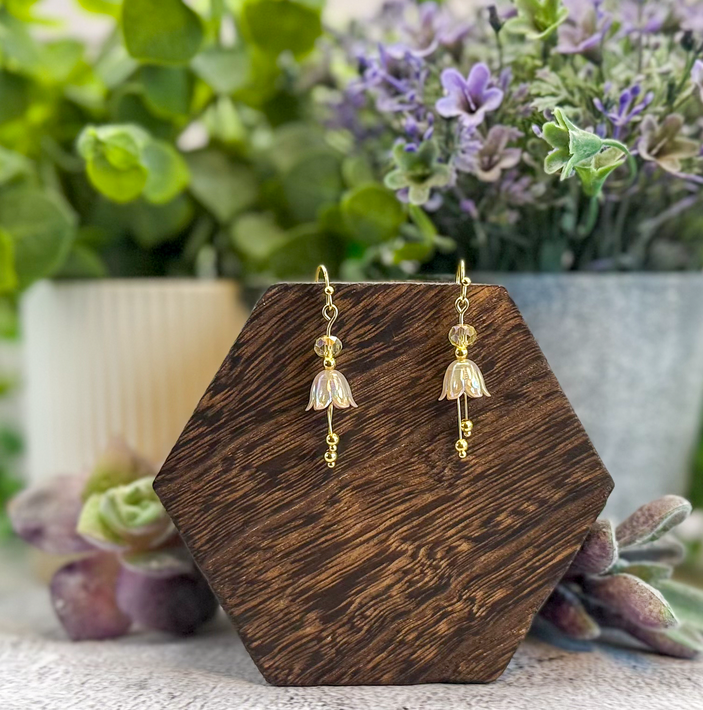 Hanging Garden: Flower Dangle Earrings