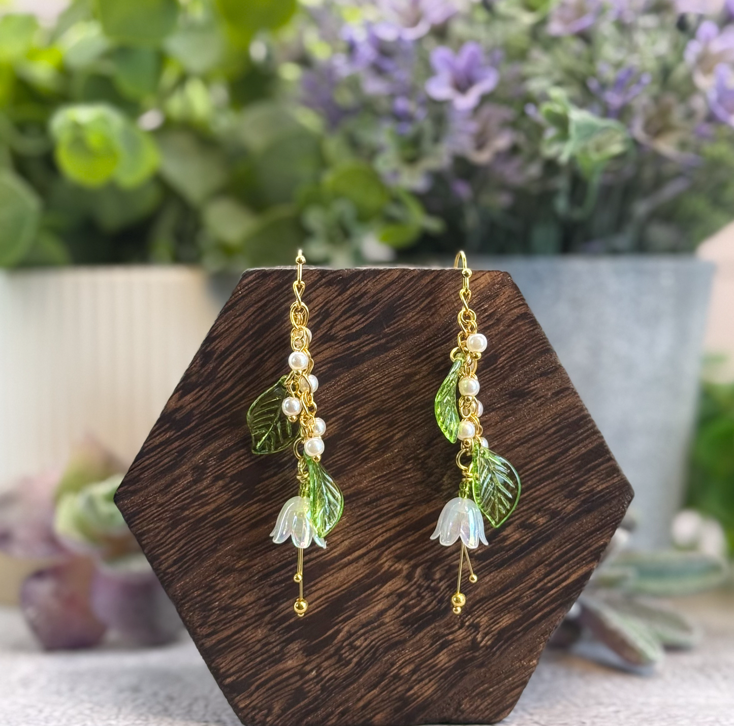 Hanging Garden: Flower Dangle Earrings