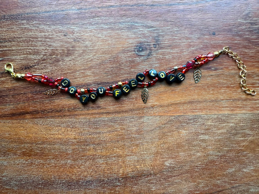 “Do You Feel Love?” Bracelet