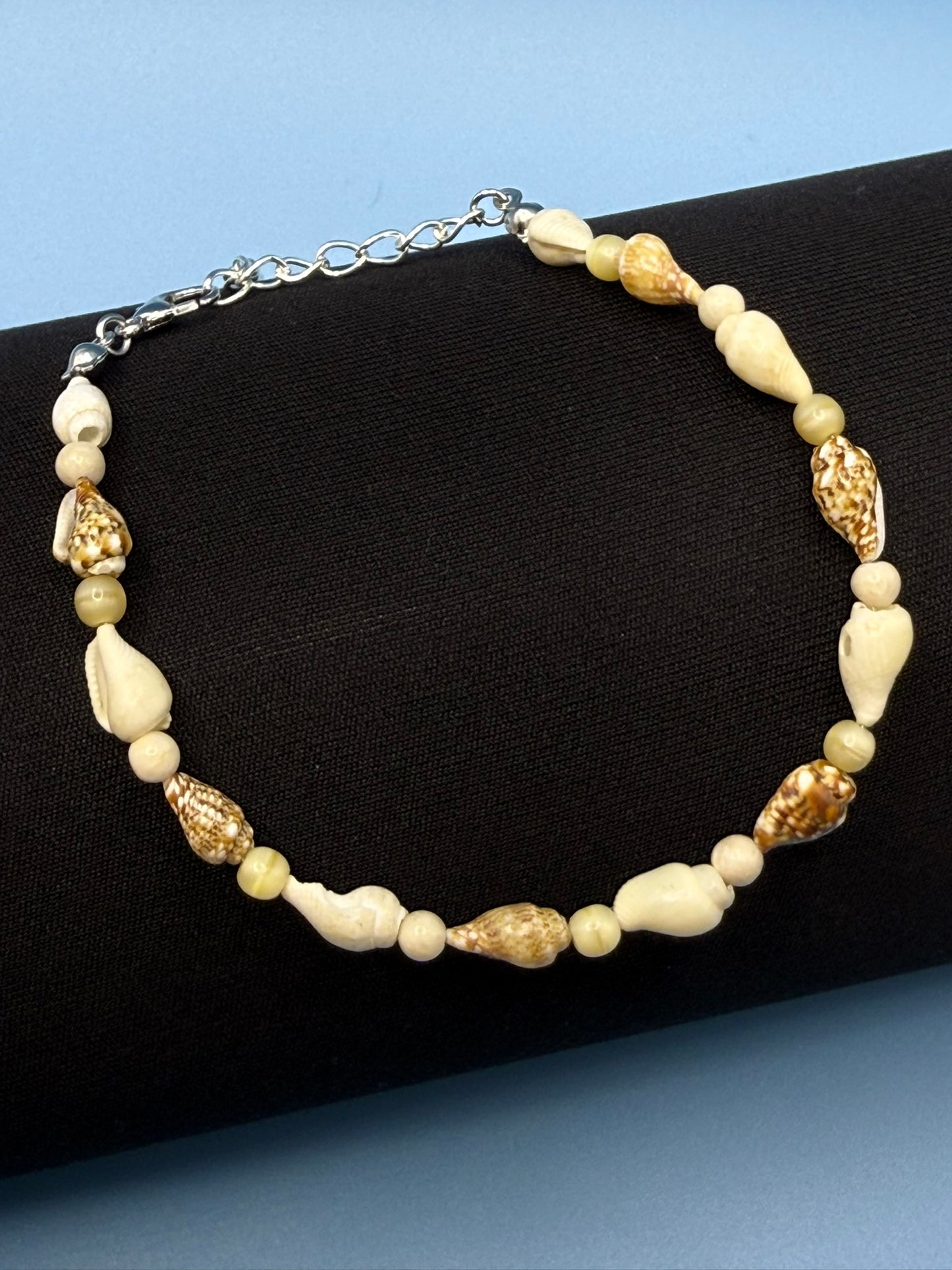Natural Seashell Bracelet & Earrings Set