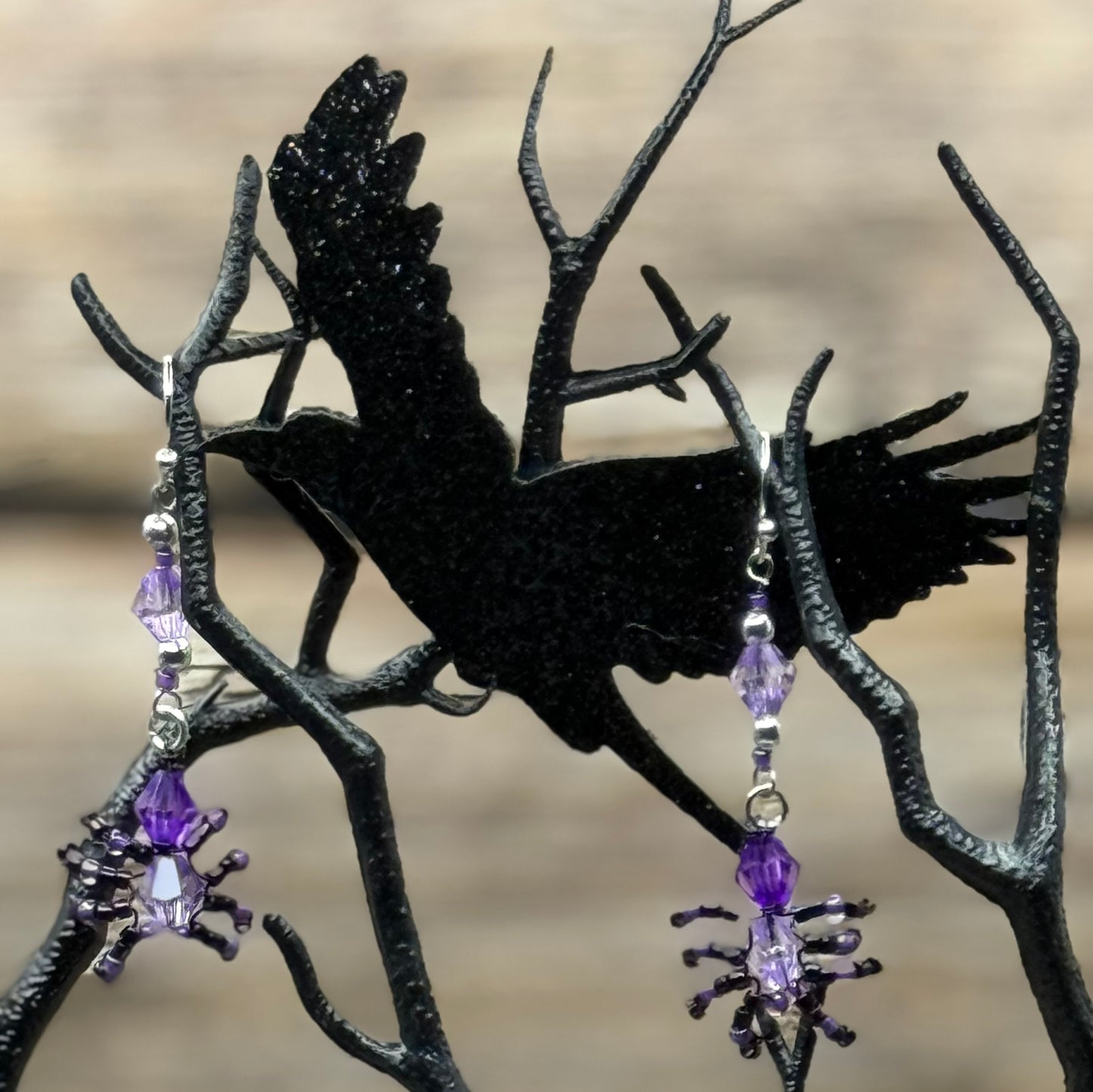 Spider Seed Bead Earrings in Variety of Colors