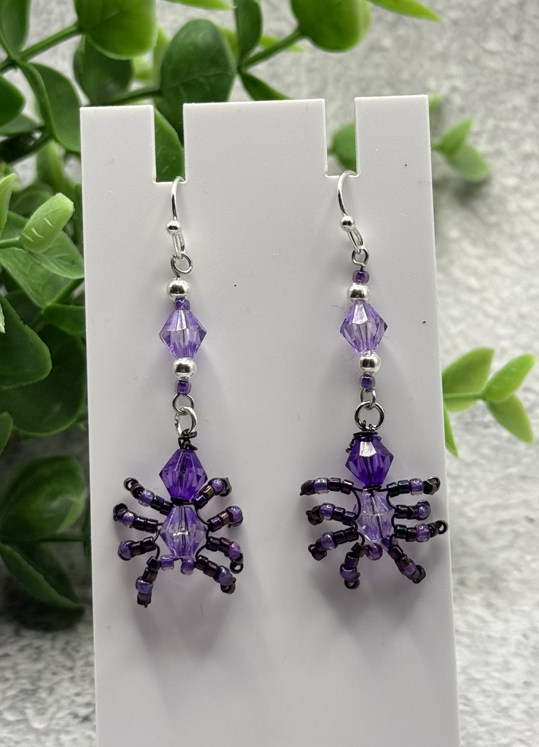 Spider Seed Bead Earrings in Variety of Colors