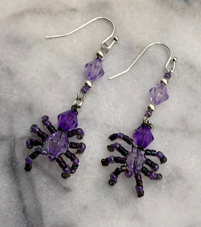 Spider Seed Bead Earrings in Variety of Colors