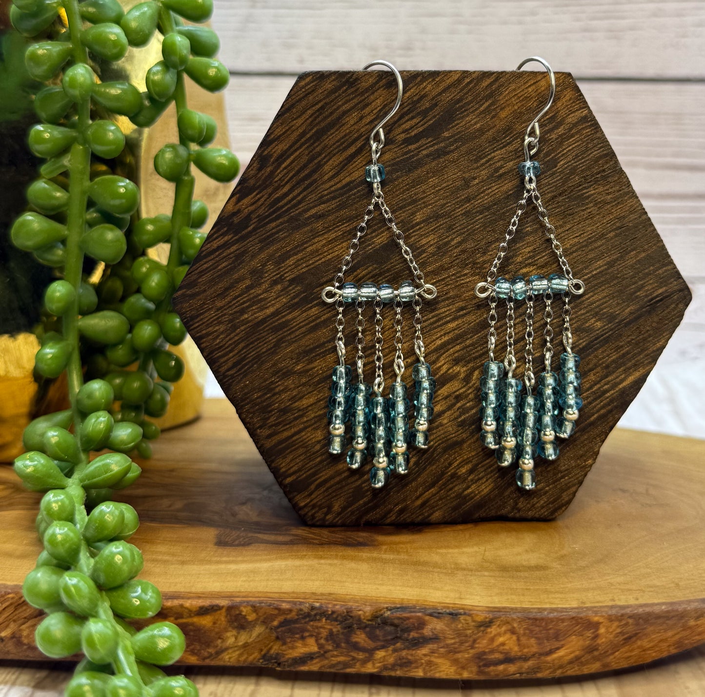Chandelier Beaded Earrings