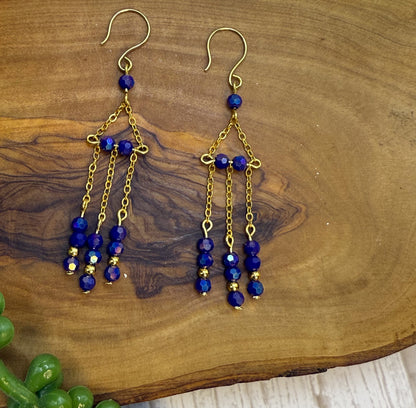 Chandelier Beaded Earrings
