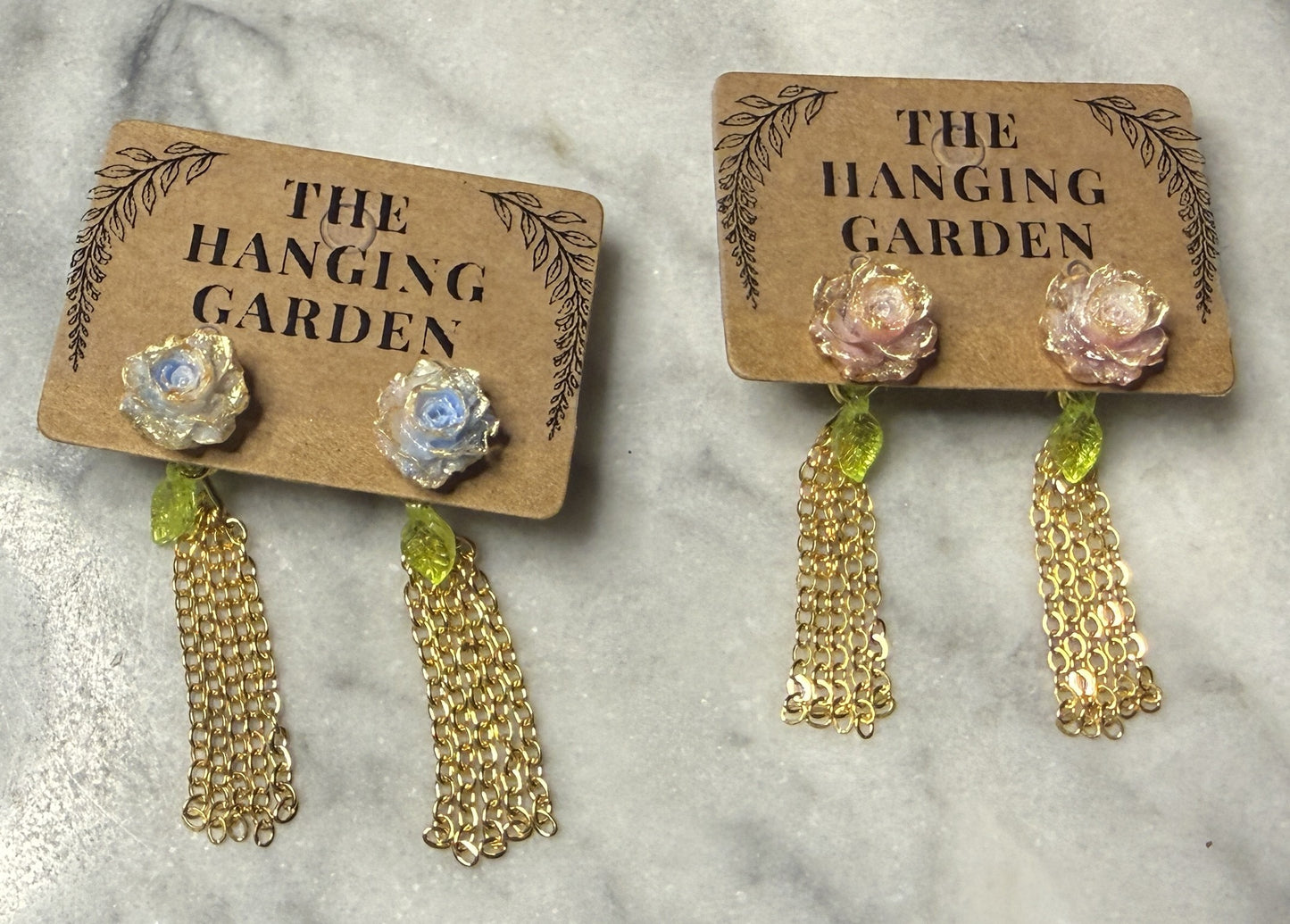 Hanging Garden: Flower Dangle Earrings