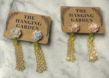 Hanging Garden: Flower Dangle Earrings
