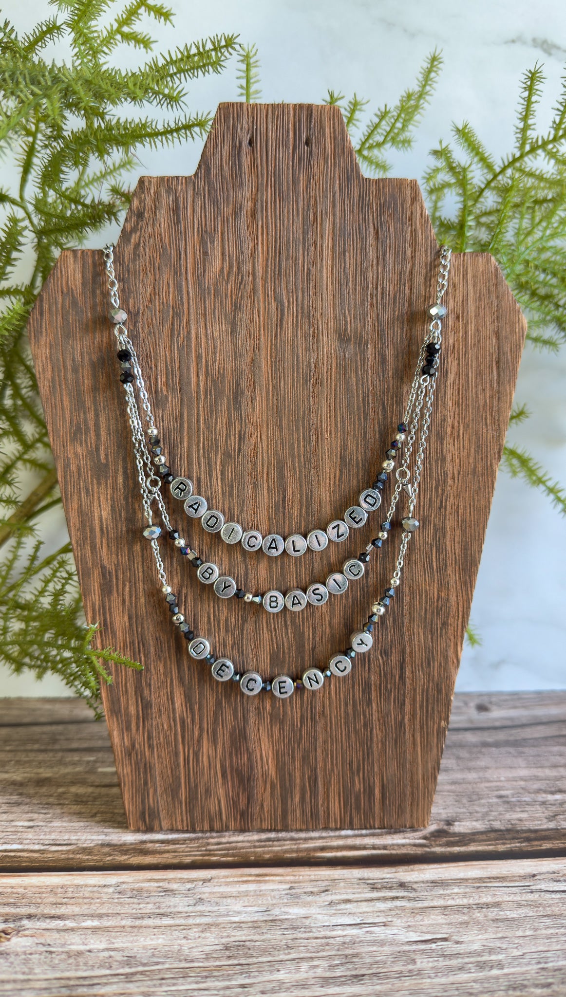 Statement Necklace | Radicalized by Basic Decency