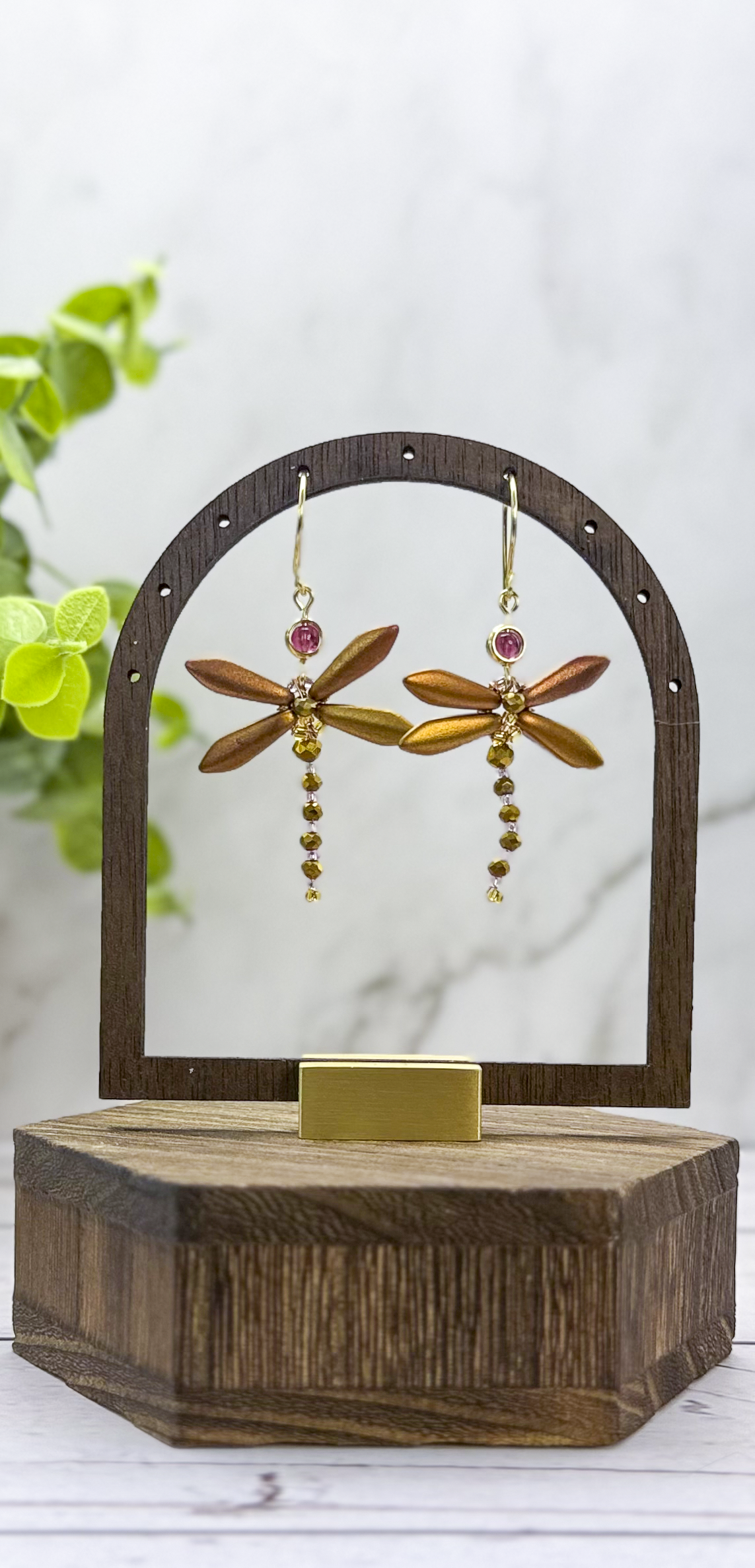 Dragonfly Drop Earrings