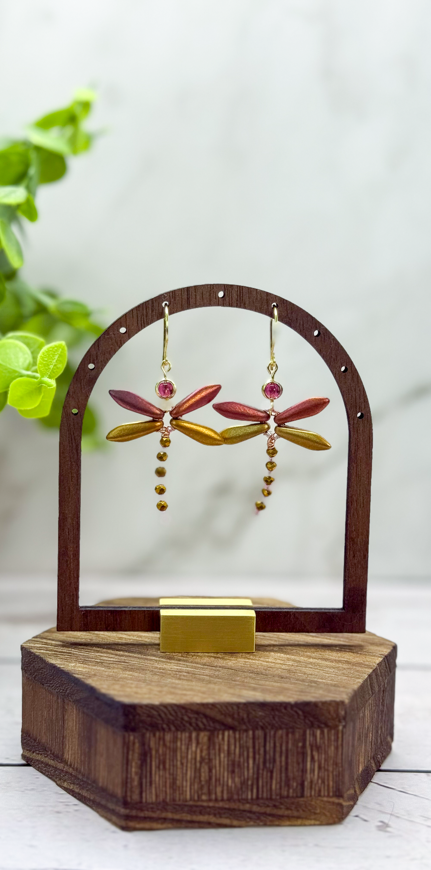 Dragonfly Drop Earrings