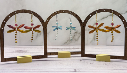 Dragonfly Drop Earrings
