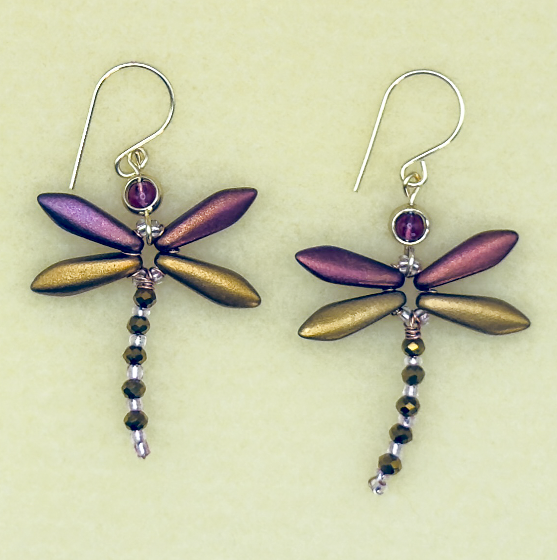 Dragonfly Drop Earrings