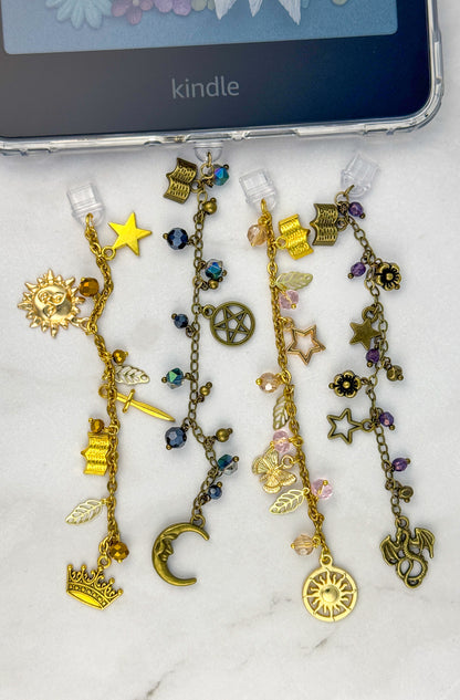 Tome Trinkets for E-Readers: Dust Plug or Dangle Charm