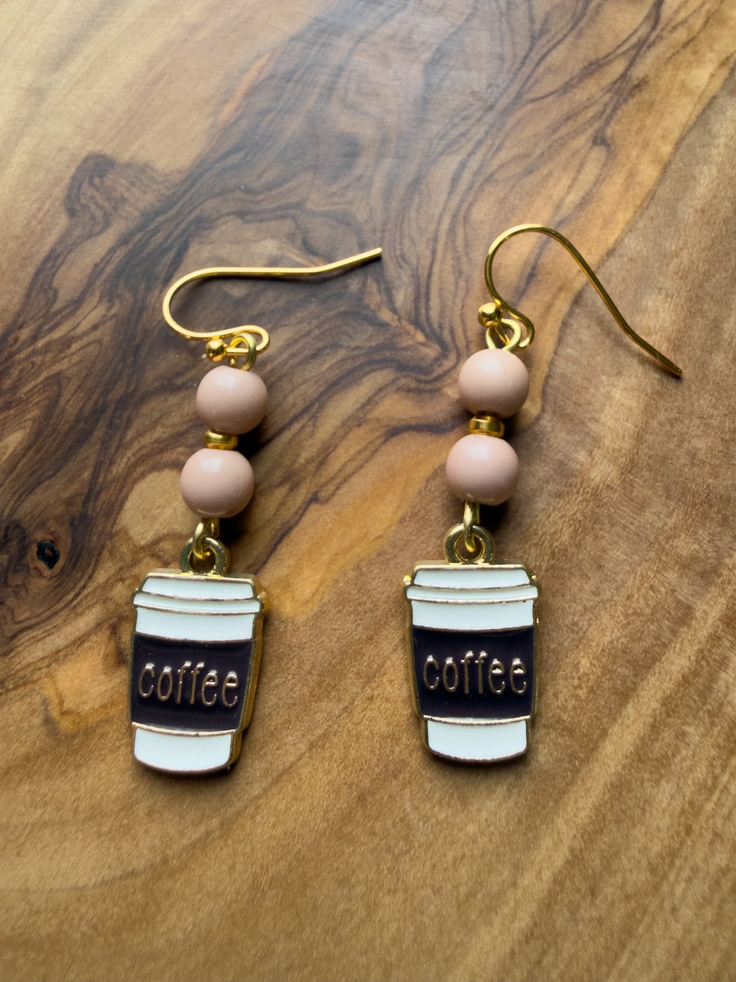 Seattle Coffee Cup Dangle Earrings